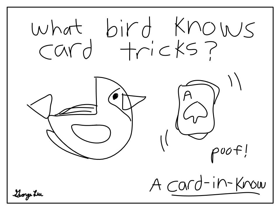 Cover photo for Punderline 14: Some birds have amazing superpowers... Cover photo for Punderline 14: Some birds have amazing superpowers...